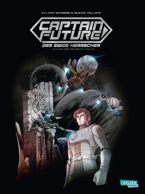 Captain Future Cover der Luxusausgabe. Bild: Carlsen Verlag