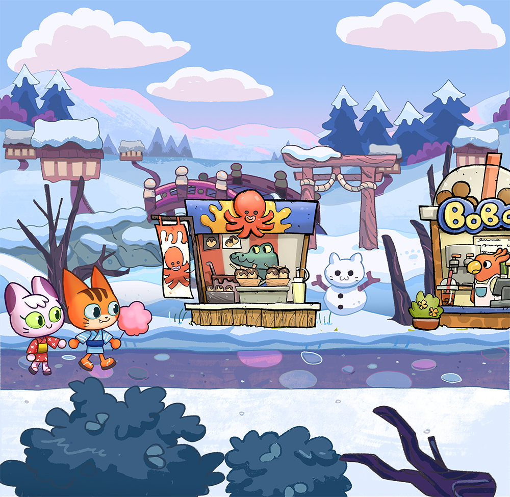 Kimono Cats. Bild: HumaNature Studios