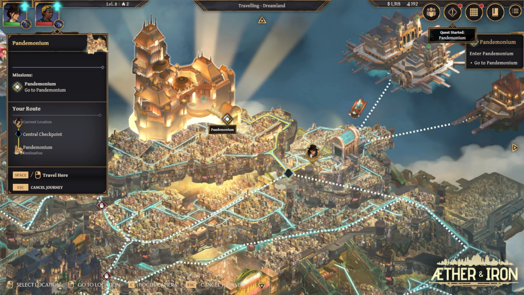 Aether & Iron. Screenshot Seismic Squirrel 