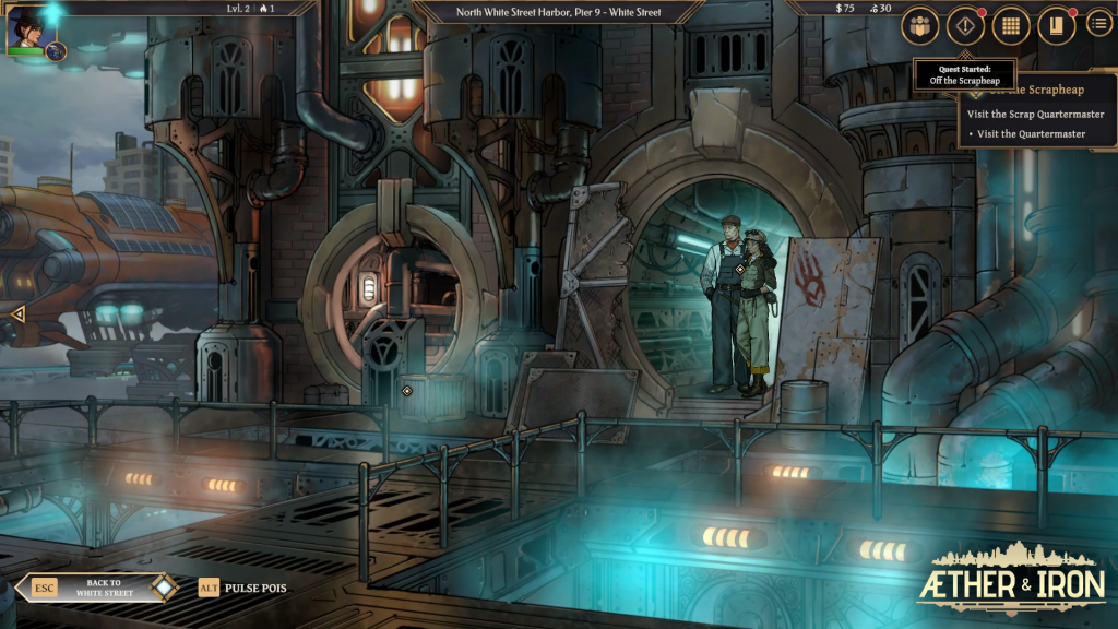 Aether & Iron. Screenshot Seismic Squirrel 